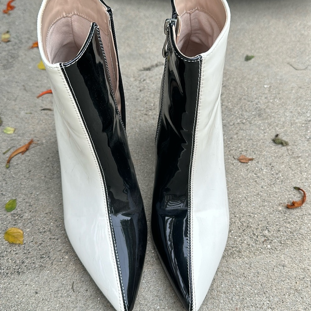 Two tone boots